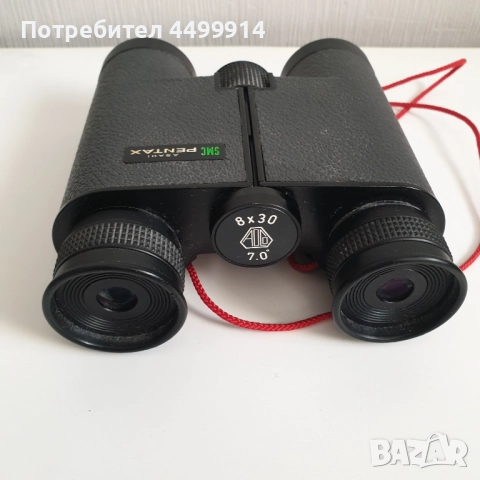 Бинокъл Pentax SMC 8x30, снимка 3 - Екипировка - 51635521