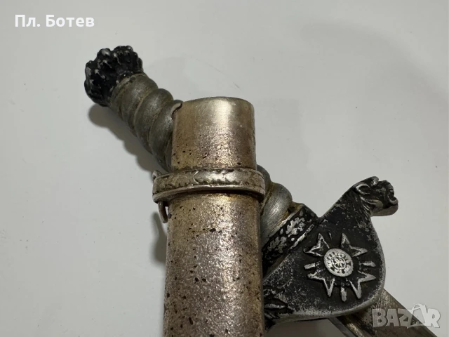 Български царски офицерски кортик, снимка 9 - Антикварни и старинни предмети - 50803388