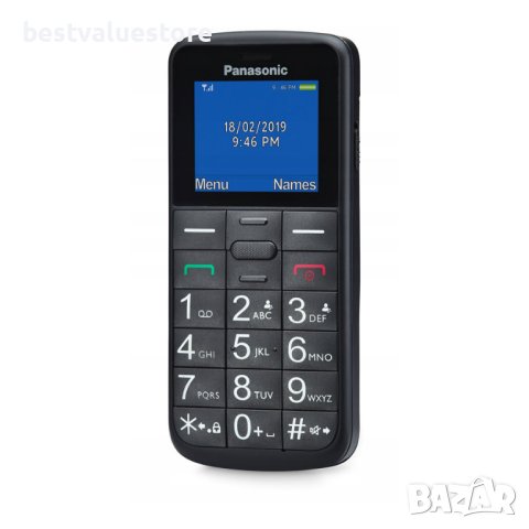 Мобилен Телефон Gsm Panasonic Kx-tu110 Black 1.77 ", Задна Камера 0.8 Mpx, снимка 3 - Други - 42860912