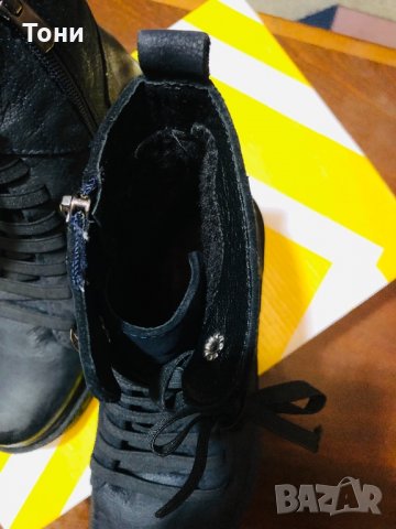 Продавам дамски боти естествена кожа , снимка 3 - Дамски боти - 34238325