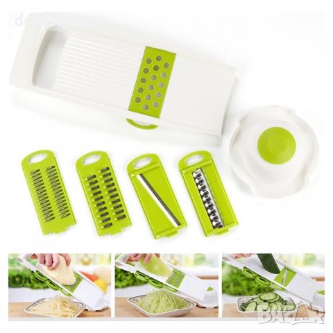 1808 Ренде с 5 вида взаимозаменяеми остриета, снимка 11 - Аксесоари за кухня - 37402344