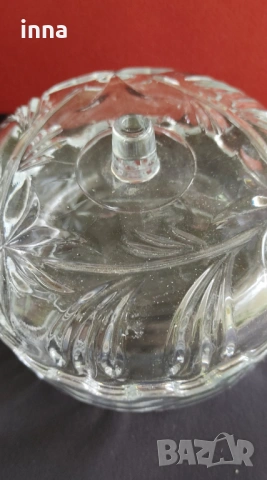 Ретро кристална купа от Италия, снимка 9 - Други ценни предмети - 53096223