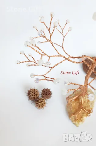 Дръвче Лунен камък, Идея Юбилей, Подарък Коледа, Подарък Перли, Бижу, Подарък Сватба, снимка 6 - Други - 34516349