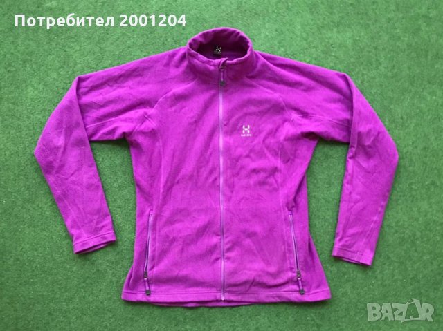 Оригинален Дамски Полар на HAGLOFS climatic размер М, снимка 3 - Блузи с дълъг ръкав и пуловери - 31401354