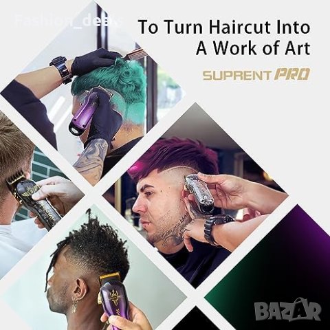 Нова Професионална Машинка за коса Мъже с DLC Острие и Безчетков Мотор , снимка 7 - Тримери - 42826295