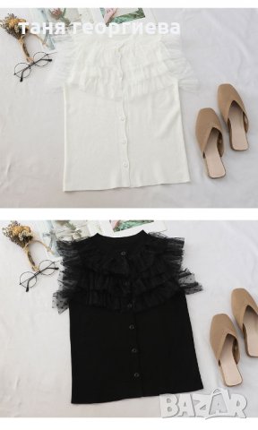 дамска  стилна блузка, снимка 2 - Потници - 29074734