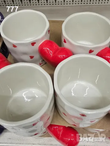 коледни чаши сърце 330 мл, снимка 3 - Чаши - 48254556