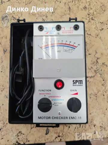 Шведски тестер за ел. двигатели SPM Motor Checker EMC-11 – 100% работещ