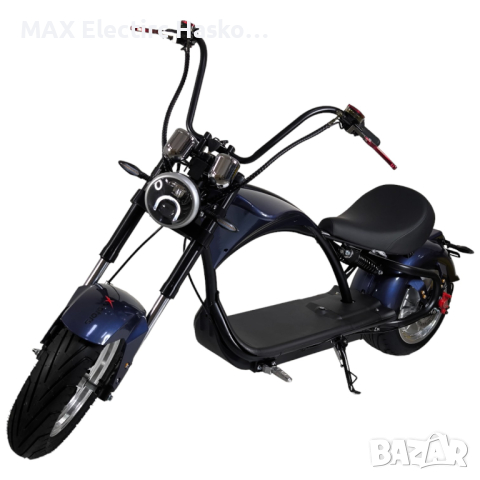 Електрически чопър HARLEY-DAVIDSON Blue 2500W/60V/20AH, снимка 8 - Мотоциклети и мототехника - 44659735