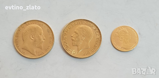 Златни монети 22К, снимка 1 - Нумизматика и бонистика - 44535373