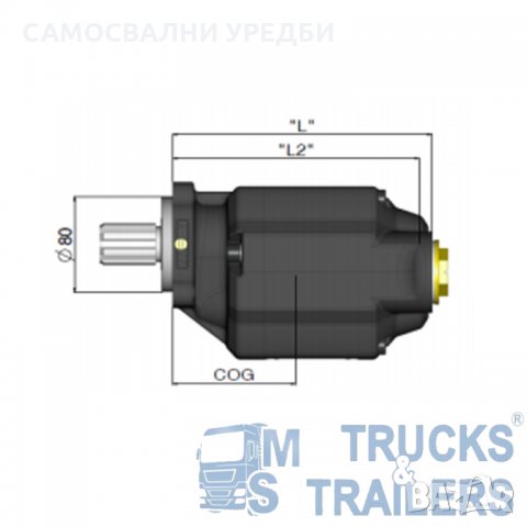 Зъбна Помпа HYVA 85Л 14571341, снимка 4 - Части - 29464388