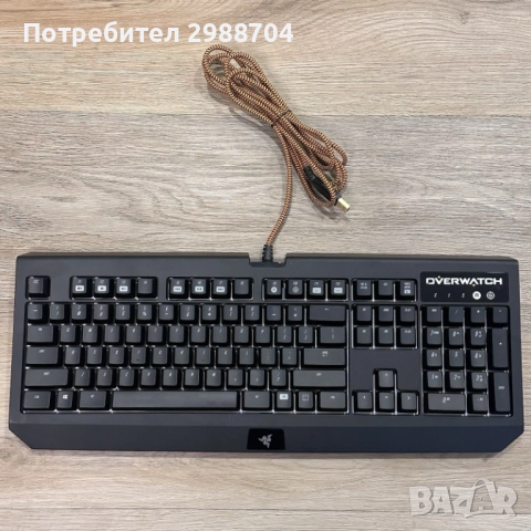 Геймърска клавиатура Razer Blackwidow chroma overwatch, снимка 2 - Клавиатури и мишки - 51685737