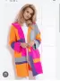 Дамска плетена жилетка в неонови цветове-ONE SIZE, снимка 1
