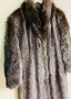 Луксозно палто от енот / естествен косъм, снимка 9