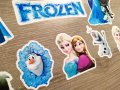 Замръзналото кралство СТИКЕРИ - 9 бр. (1 лист А4) Frozen Kingdom, снимка 2