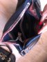 Дамска кожена чанта /тип торба в тъмно син цвят, снимка 3