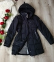 Черно зимно яке с качулка гъши пух VANNICCI , снимка 2