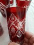 Кристални чаши червен кристал , снимка 4