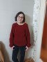 Дамски плетен пуловер , снимка 1 - Блузи с дълъг ръкав и пуловери - 44402265