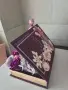 аранжирана книга с 15 сапунени вечни рози , снимка 12