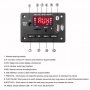 MP3 player 5V-12V модул за вграждане с Bluetooth 5.0 AIYIMA SD card/USB/AUX/MIC, снимка 4