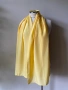 Патешко жълт шал от коприна, снимка 2