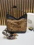 Versace Дамски Леопардови Обувки С Ток Каишка И Златен Връх Код SEM-718, снимка 5
