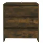 vidaXL Сайдборд, опушен дъб, 70x41x75 см, инженерно дърво, снимка 3