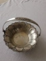 Ретро посребрена кошничка бомбониера , снимка 7