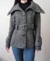 H&M дамско вълнено палто-яке с колан на талията р-р S (EU 36) , снимка 2