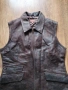 harkila leather vest - дамски кожен елек ЕСТЕСТВЕНА КОЖА 42/Л, снимка 1