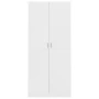 Гардероб, бял, 90x52x200 см, ПДЧ Код P893, снимка 1