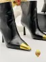 Yves Saint Laurent Елегантни Дамски Боти С Ток - Различни Цветове Код SK2204, снимка 4