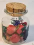 масивен стъклен буркан с изкуствени плодове  20/3, снимка 6