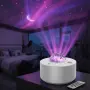 Проектор Северно сияние и звездно небе RGB с бял шум, дистанционно, снимка 1