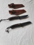 Ножове за лов с кожени калъфи , снимка 15