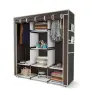 Текстилен гардероб 130×175 см – 8 рафта, 5 цвята, снимка 2