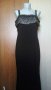 Черна официална рокля, голям размер👗🍀XL/ 2XL👗🍀арт.1046