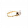 Златен дамски пръстен 2,69гр. размер:50 14кр. проба:585 модел:13601-5, снимка 3