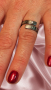 Уникален дамски пръстен с камъни цирконий Doria, снимка 3