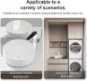 Смесител с проточен бойлер 3200W и дигитален дисплей, Бял, снимка 6