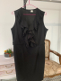Елегантна черна рокля в размер XL, снимка 7