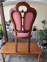 Страхотен много красив антикварен английски стол за антре , снимка 4