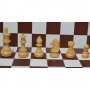 Шах фигури Staunton 6 дизайн тип Абанос  Изработени от чемшир - бели и черни, снимка 4