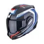Scorpion Exo-Tech Evo Carbon Cosy Black-Blue-Red, снимка 1