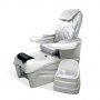 Стол за спа педикюр/маникюр/масаж + табуретка Omega - бял-черен, снимка 8