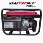 Четиритактов Бензинов генератор 4.5 kW с дистанционно запалване KraftWorld PRO Агрегат за ток с елек, снимка 7