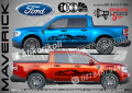 Ford Maverick стикери надписи лепенки фолио SK-SJV2-F-MA