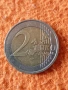 Рядка монета от 2 евро, снимка 1
