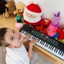 Детско електронно пиано с 61 клавиша, микрофон и адаптер – 16 тона, 10 ритъма и режим на обучение, снимка 9